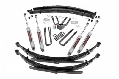 Rough Country - ROUGH COUNTRY 4 INCH LIFT KIT REAR SPRINGS | DODGE W100 TRUCK (86-89)/W200 TRUCK (78-80)