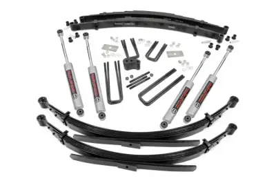 Rough Country - ROUGH COUNTRY 4 INCH LIFT KIT REAR SPRINGS | DODGE W100 TRUCK (86-89)/W200 TRUCK (78-80)