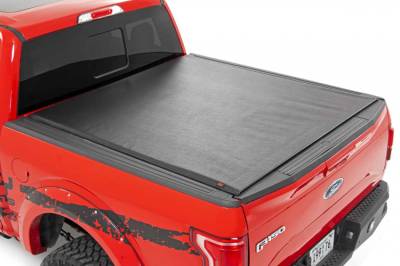 Rough Country - ROUGH COUNTRY SOFT ROLL UP BED COVER 6'10" BED | FORD SUPER DUTY 2WD/4WD (17-22)