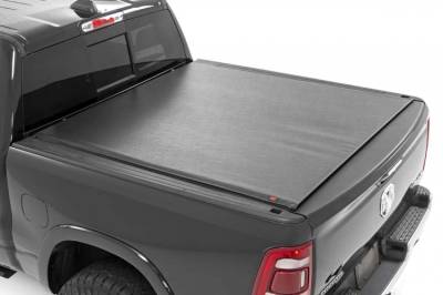 Rough Country - ROUGH COUNTRY SOFT ROLL UP BED COVER 6'4" BED | NO RAMBOX | RAM 1500 (09-18)/2500 (10-22)