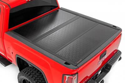 Rough Country - ROUGH COUNTRY HARD LOW PROFILE BED COVER CHEVY/GMC 1500/2500HD/3500HD (14-19)