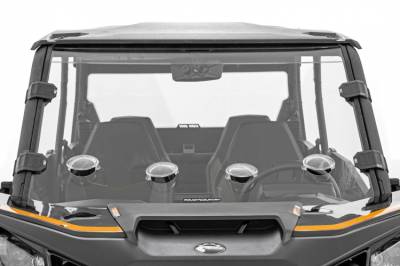 Rough Country - ROUGH COUNTRY VENTED FULL WINDSHIELD SCRATCH RESISTANT | CAN-AM COMMANDER XT (2021-2022)
