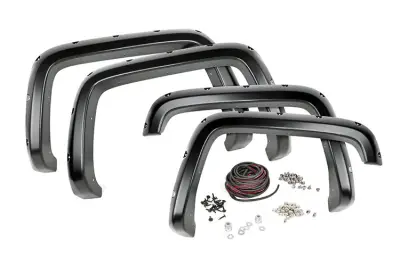 Rough Country - ROUGH COUNTRY POCKET FENDER FLARES GMC SIERRA 2500 HD/SIERRA 3500 HD (07-10)