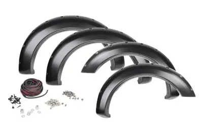 Rough Country - ROUGH COUNTRY POCKET FENDER FLARES FORD SUPER DUTY 2WD/4WD (1999-2007)