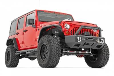Rough Country - ROUGH COUNTRY FLAT FENDER FLARE STEEL | JEEP WRANGLER JK (2007-2018)