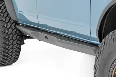 Rough Country - ROUGH COUNTRY ROCK SLIDERS HEAVY DUTY L 4-DOOR | FORD BRONCO (2021-2022)