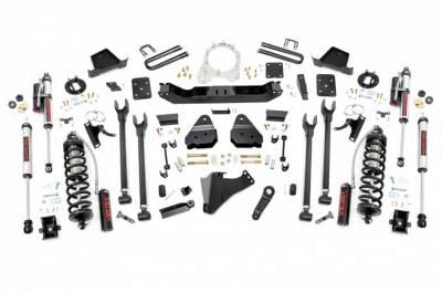 Rough Country - ROUGH COUNTRY 6 INCH COILOVER CONVERSION LIFT KIT 4 LINK | FORD SUPER DUTY (17-22)