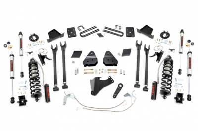 Rough Country - ROUGH COUNTRY 6 INCH COILOVER CONVERSION LIFT KIT 4 LINK | FORD SUPER DUTY (2015-2016)