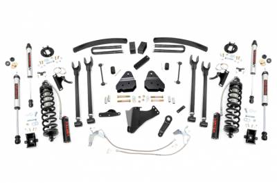 Rough Country - ROUGH COUNTRY 6 INCH COILOVER CONVERSION LIFT KIT 4 LINK | FORD SUPER DUTY (2008-2010)