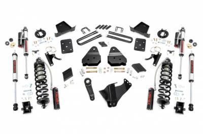 Rough Country - ROUGH COUNTRY 4.5 INCH COILOVER CONVERSION LIFT KIT FORD SUPER DUTY (11-14)