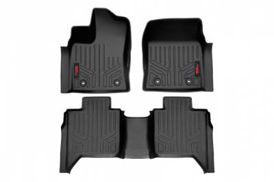 Rough Country - ROUGH COUNTRY FLOOR MATS FR & RR | CREWMAX | TOYOTA TUNDRA 2WD/4WD (2022-2023)