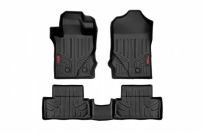 Rough Country - ROUGH COUNTRY FLOOR MATS FRONT & REAR | FORD BRONCO (2 DOOR) 4WD (2021-2023)