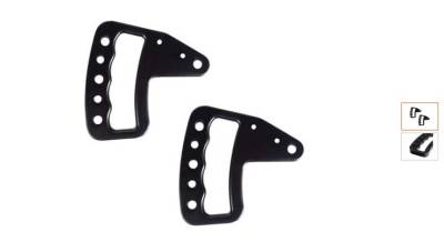 Rugged Ridge - Rugged Ridge ALUMINUM GRAB HANDLES, FRONT PAIR for 07-18 Jeep Wrangler JK