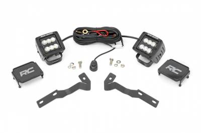 Rough Country - ROUGH COUNTRY LED DITCH LIGHT KIT TOYOTA TACOMA (2016-2023)