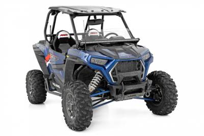 Rough Country - ROUGH COUNTRY LED LIGHT KIT FRONT MOUNT | 40" BLACK SINGLE ROW | POLARIS RZR XP 1000 (2014-2021)