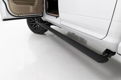 Rough Country - ROUGH COUNTRY POWER RUNNING BOARDS LIGHTED | GAS | CREW CAB | RAM 2500 (10-23)