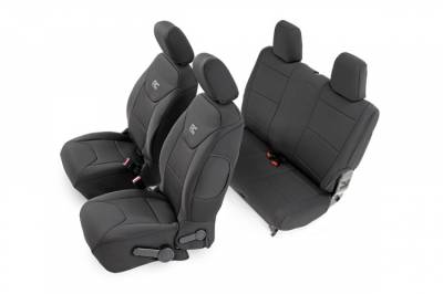 Rough Country - ROUGH COUNTRY SEAT COVERS FRONT AND REAR | JEEP WRANGLER JK 4WD (2007-2010)