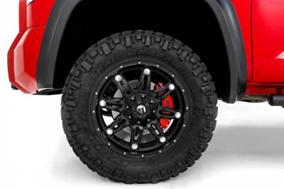 Rough Country - ROUGH COUNTRY CALIPER COVERS FRONT AND REAR | RED | TOYOTA TUNDRA 2WD/4WD (2022-2023)