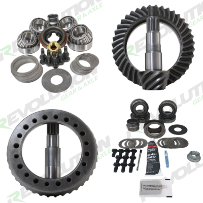 REVOLUTION GEAR - REVOLUTION JK RUBICON GEAR PACKAGE (D44-D44) WITH TIMKEN BEARINGS *SELECT RATIO*