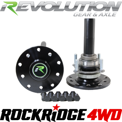 REVOLUTION GEAR - REVOLUTION GEAR DISCOVERY SERIES 4140 CHROMOLY REAR AXLE KIT 30 SPLINE for 07-18 JEEP WRANGLER JK NON RUBICON