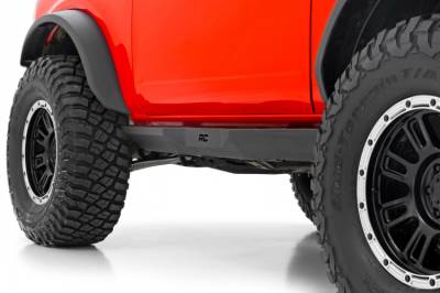 Rough Country - ROUGH COUNTRY ROCK SLIDER HEAVY DUTY | FORD BRONCO (2 DOOR) 4WD (2021-2023)