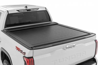 Rough Country - ROUGH COUNTRY RETRACTABLE BED COVER 5'7" BED | TOYOTA TUNDRA 2WD/4WD (22-23)