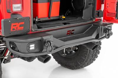 Rough Country - ROUGH COUNTRY REAR BUMPER TUBULAR | JEEP WRANGLER JK (2007-2018)