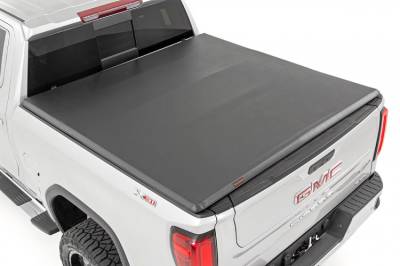 Rough Country - ROUGH COUNTRY SOFT TRI-FOLD BED COVER CHEVY/GMC 1500 (19-24)