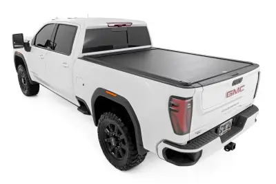 Rough Country - ROUGH COUNTRY Powered Retractable Bed Cover 6'9" Bed | Chevy/GMC 2500HD/3500HD (20-24)