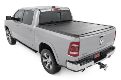 Rough Country - ROUGH COUNTRY Powered Retractable Bed Cover 5'7" Bed | Ram 1500 (19-24)/1500 TRX (21-23)