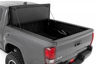 Rough Country - ROUGH COUNTRY HARD TRI-FOLD FLIP UP BED COVER TOYOTA TACOMA 2WD/4WD (16-23)