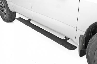 Rough Country - ROUGH COUNTRY POWER RUNNING BOARDS DUAL ELECTRIC MOTOR | NISSAN TITAN 2WD/4WD (2017-2023)