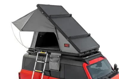 Rough Country - ROUGH COUNTRY HARD SHELL ROOF TOP TENT LOW-PROFILE ALUMINUM SHELL | RACK MOUNT