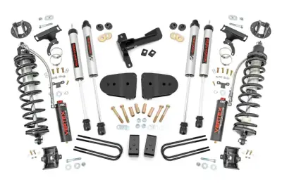 Rough Country - ROUGH COUNTRY 3 INCH COILOVER CONVERSION LIFT KIT GAS | FORD F-250 SUPER DUTY 4WD (17-22)