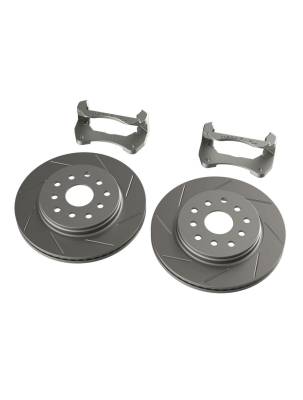 Rough Country - Copy of TERAFLEX JK: Front Performance Big Rotor Kit w/ Slotted Rotors – 5x5" & 5x5.5"