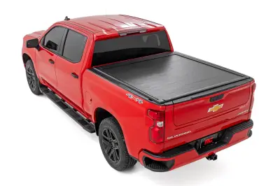 Rough Country - Rough Country Powered Retractable Bed Cover 5'10" Bed | Chevy/GMC 1500 (19-25)