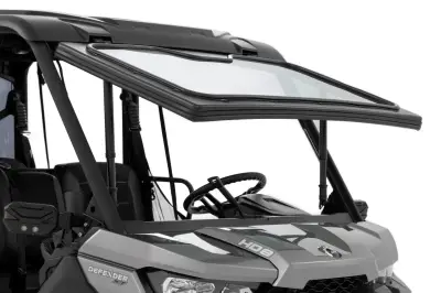 Rough Country - ROUGH COUNTRY Electric Tilt Windshield Glass | Can-Am Defender HD 8/HD 9/HD 10