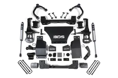 BDS Suspension - BDS 4 Inch Lift Kit | Chevy Silverado or GMC Sierra 1500 (19-24) 4WD | Gas