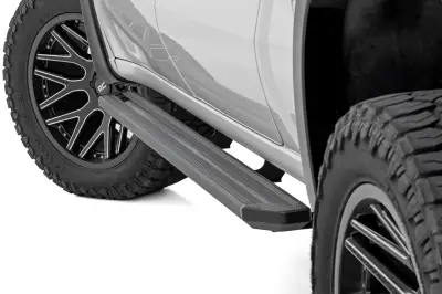 Rough Country - Rough Country Multi-Color LED Running Boards Crew Cab | Chevy/GMC 1500/2500HD/3500HD (19-26 & Refresh)