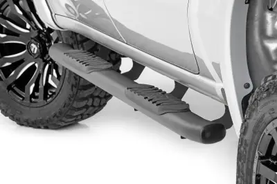 Rough Country - ROUGH COUNTRY Oval Nerf Step Crew Cab | Chevy/GMC 1500/2500HD/3500HD (19-26 & Refresh)