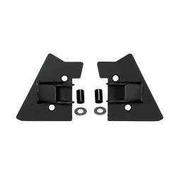 Rugged Ridge Mirror Relocation Bracket Pair, Black, 97-02 TJ Wrangler With Half Or Full Doors   -11025.02