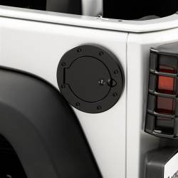 Rugged Ridge Fuel Cover Locking, Black Stainless Steel,Rugged Ridge, JK Jeep Wrangler 07-18  -11229.03