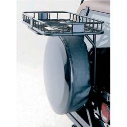 Rugged Ridge Easy Load Trail Rack for Jeep Wrangler (Yj) 87-95, (Tj) 97-02 This Tailgate Rack **Will Not Work**On TJ'S Built After 2002     -11237.11