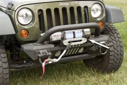 XHD Aluminum Front Bumper Winch Plate, Rugged Ridge, Jeep Wrangler (JK) 2007-2018