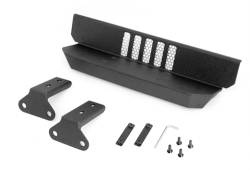 Rugged Ridge - XHD Rear Aluminum Bumper Pod Center Step, Textured Black, Rugged Ridge, Jeep Wrangler (JK) 2007-2015     -11547.10 - Image 1