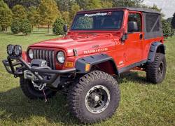 ALL TERRAIN 6" FENDER FLARE 6pc KIT- RUGGED RIDGE, JEEP WRANGLER (TJ) 97-06 / (LJ) UNLIMITED  -11630.10