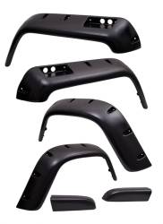 ALL TERRAIN FENDER 6" FLARE KIT, SIX PIECE, RUGGED RIDGE, JEEP WRANGLER (YJ) 87-95   -11632.10