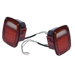 Led Tail Light Set, Jeep CJ 76-86, Jeep Wrangler YJ 87-95, Jeep Wrangler TJ 97-06, Pair Left Hand & Right Hand   -12403.85