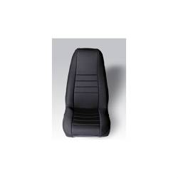 Neoprene Seat Cover, Rugged Ridge, Fronts (Pair), Black, 76-90 Wrangler   -13212.01