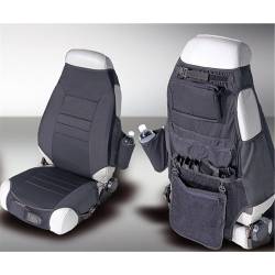 Seat Protector, Black Fabric All Jeep 76-06 CJ YJ TJ Wranglers   -13235.01